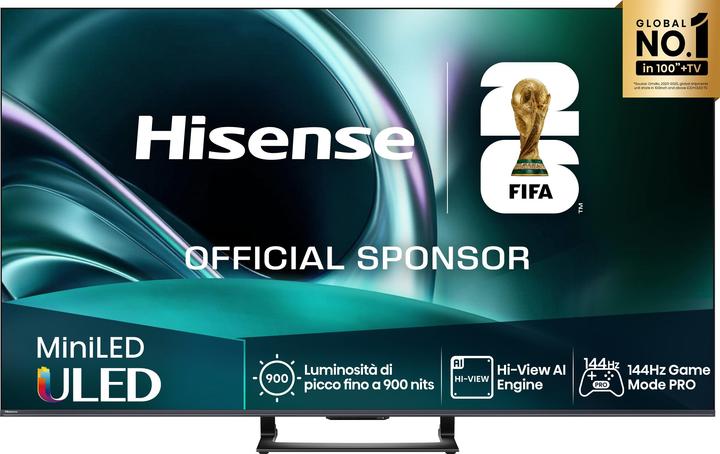 Actual product image Hisense TV 75U7Q (75", U7Q, Mini-LED, 4K, 2025)