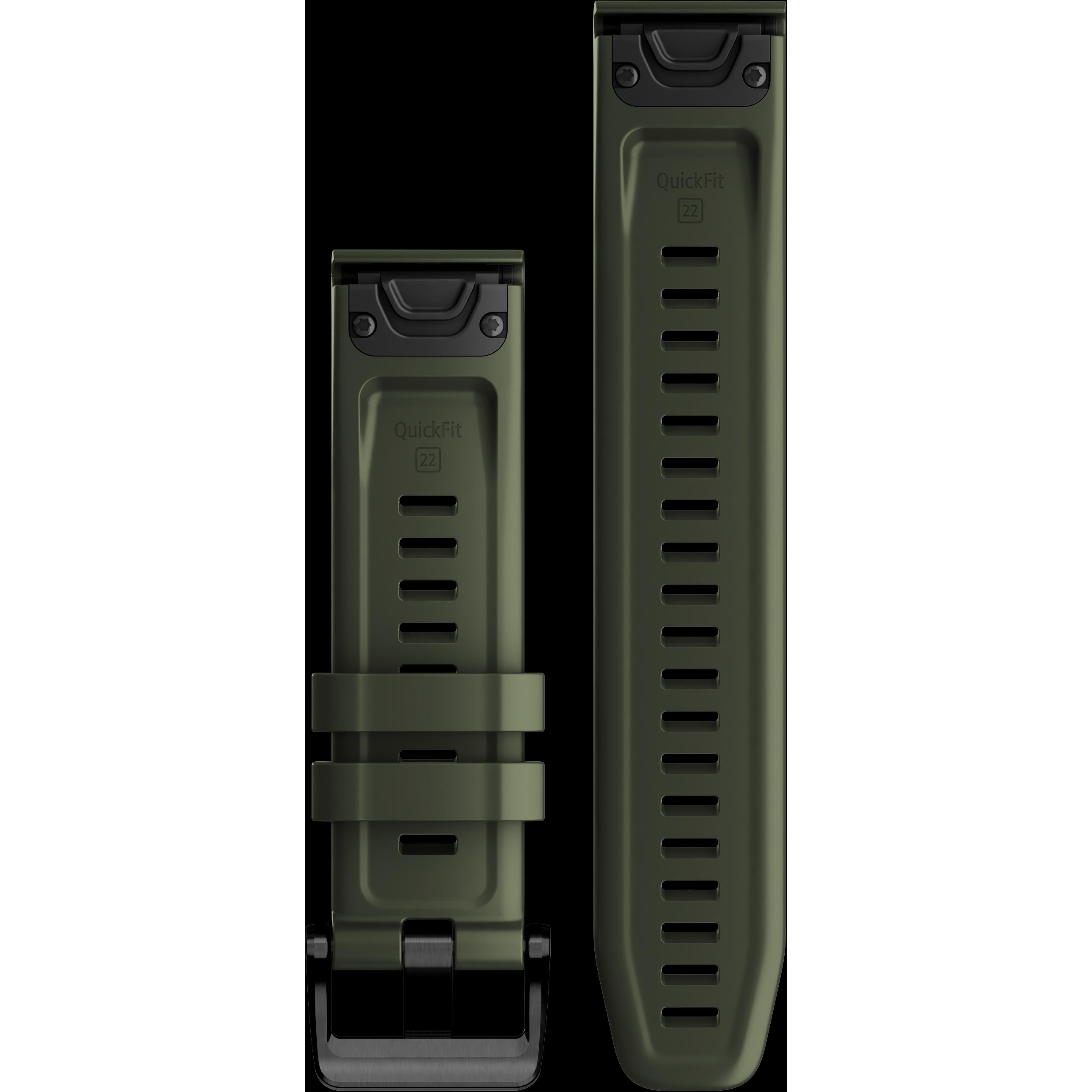 Thumbnail - Garmin QuickFit Band (22 mm, Silikon, fenix 7, fenix 7 Solar), Uhrenarmband, Grün