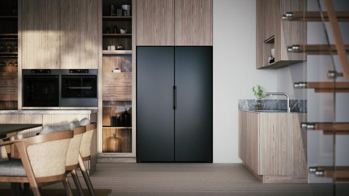 Produktbild Asko Gefrierschrank freistehend PREMIUM FN23841B Front BlackSteel und schwarz (Freistehend, 280 l)