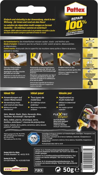 Produktbild Pattex Repair 100% (50 g)