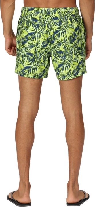 Actual product image Regatta Mens Loras Palm Print Swim Shorts (XL)