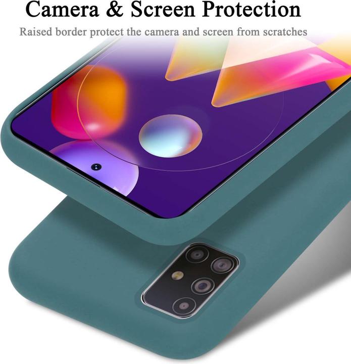 Actual product image Cadorabo Bumper Case for Samsung Galaxy M31s TPU Liquid Silicone Cover for Samsung Galaxy M31s (Samsung Galaxy M31s)