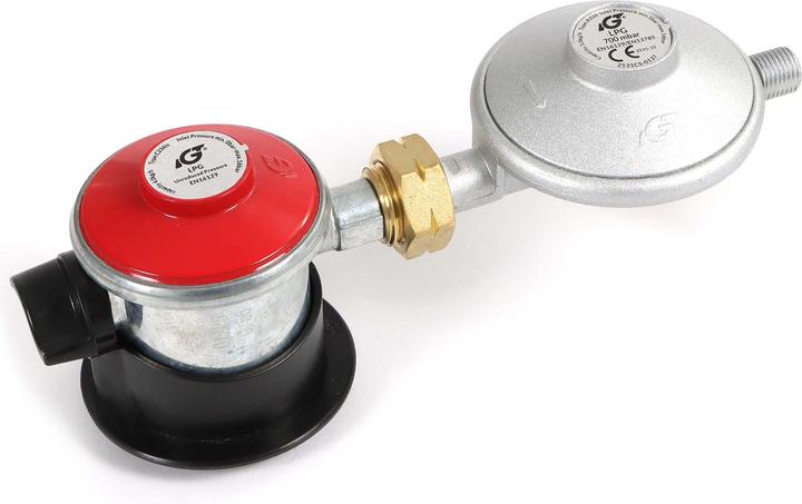 Actual product image Wiltec Gas Regulator Spain 700 mbar Adaptor Included Pressure Regulator Hose