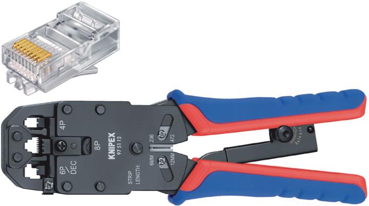 Produktbild Knipex Crimpzange für Westernstecker (200 mm)