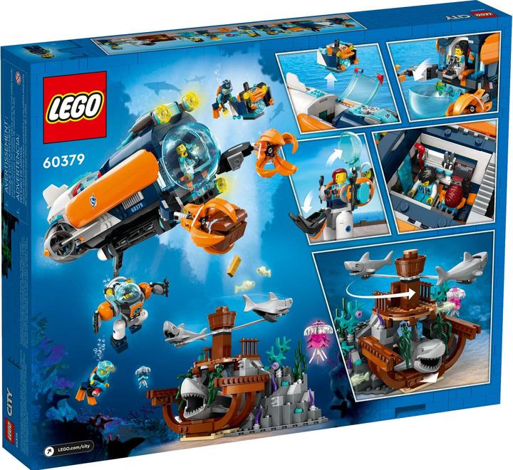 Productafbeelding LEGO City End-Of-Live Set Forscher-U-Boot - 60379 NEU! Teile 842x