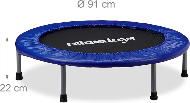 Produktbild Relaxdays Trampolin Bungeefederung (91 cm)