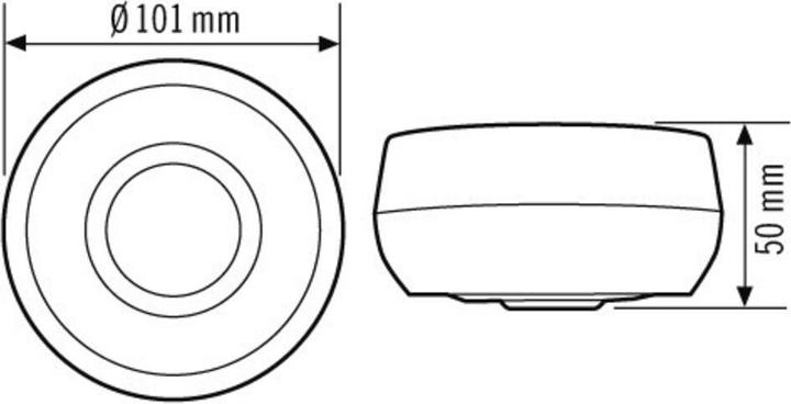 Immagine prodotto Esylux Rilevatore di presenza PD 360i/8 BASIC SMB A montaggio superficiale (4 m)
