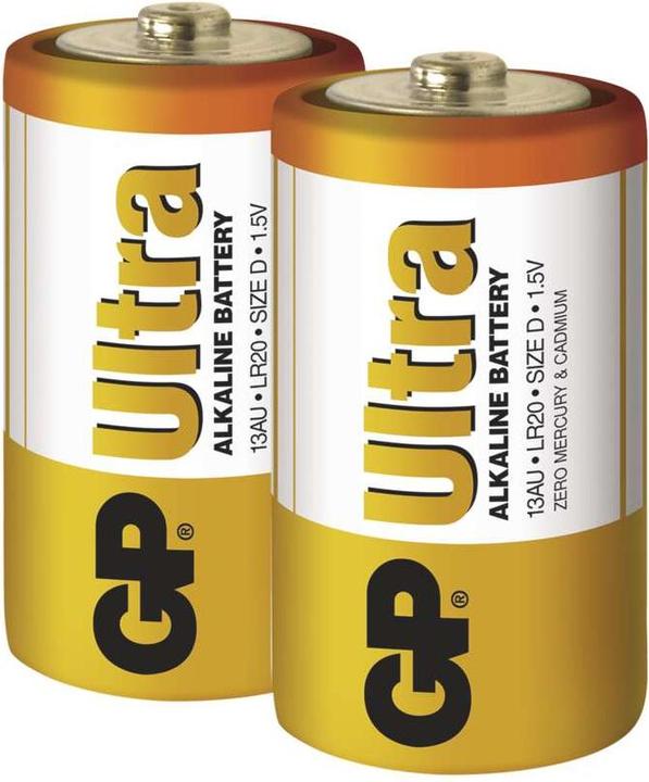 Produktbild GP Batteries Ultra Alkaline Mono (2 Stk., D)