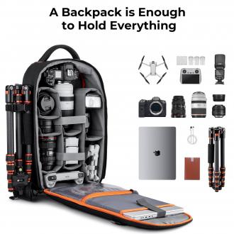Produktbild K&F Concept Beta Backpack 18 l Fotorucksack - Schwarz (Fotorucksack, 18 l)