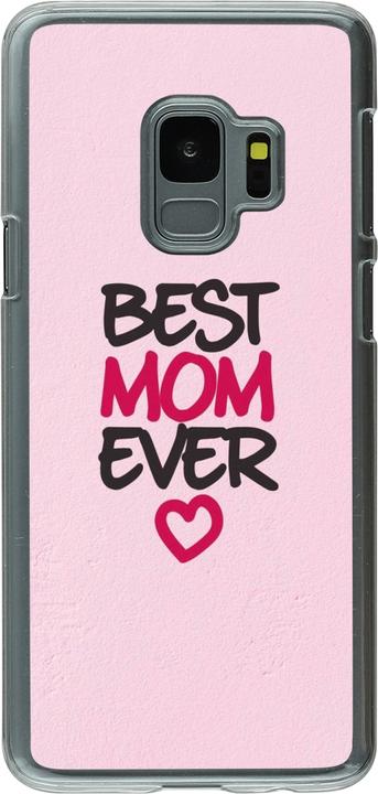 Immagine prodotto PhoneLook Copertina trasparente Mamma 2023 migliore mamma di sempre rosa (Samsung Galaxy S9)