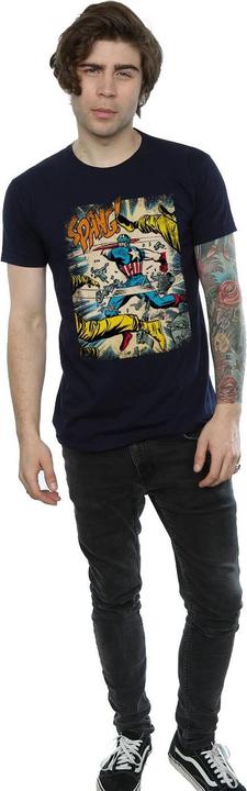 Actual product image Mens Captain America Spang T-Shirt (3XL)