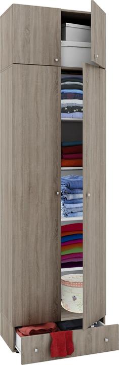 Produktbild VCM Holz Mehrzweckschrank Serie Vandol mit Drehtüren (70 x 40 x 238 cm)