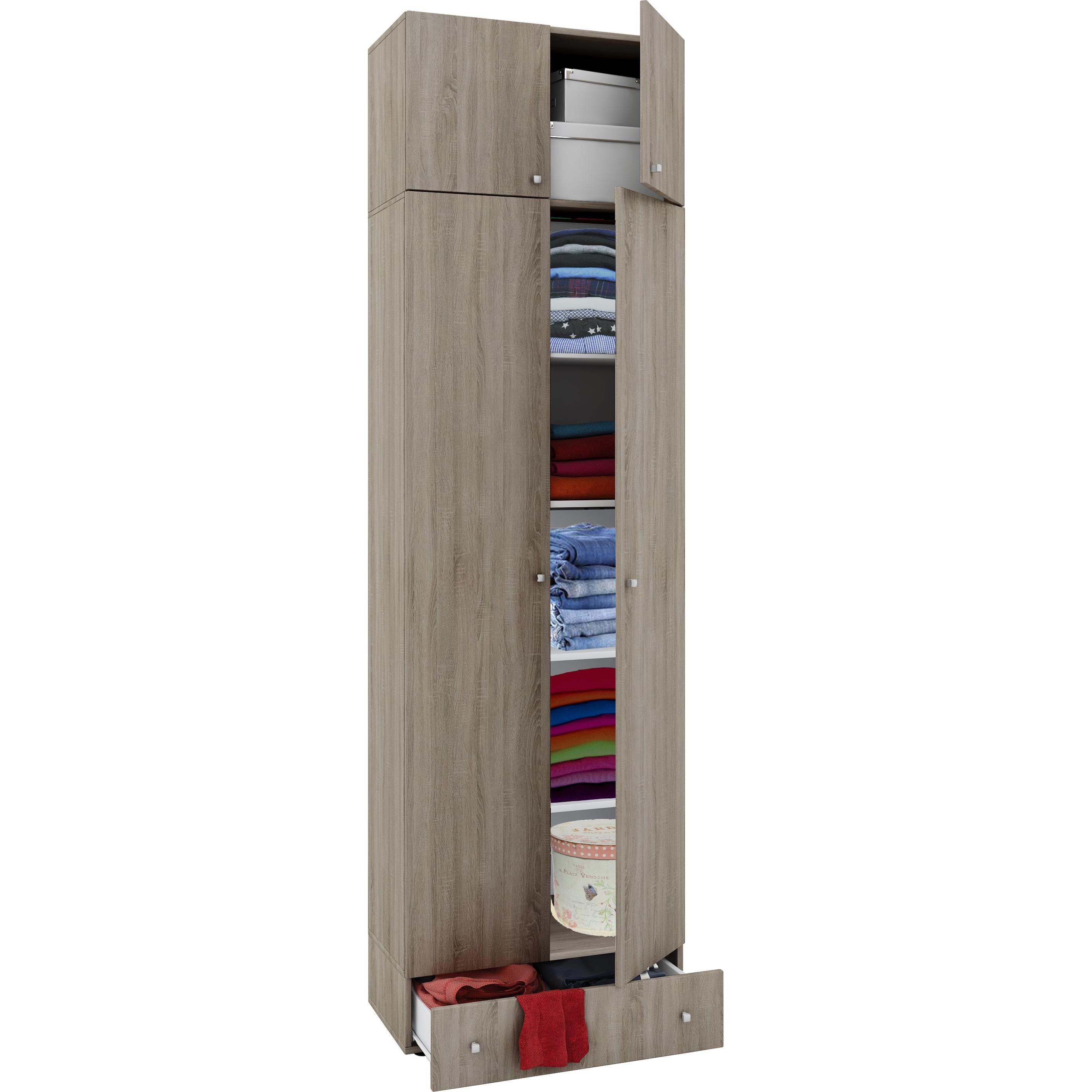 Thumbnail - VCM, Kleiderschrank, Holz Mehrzweckschrank Serie Vandol mit Drehtüren (70 x 40 cm)