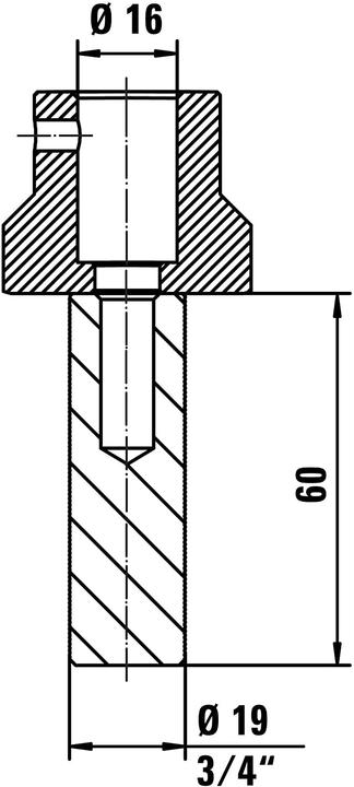 Produktbild Bessey Werkbank-Adapter TW16AW19 (19 mm)