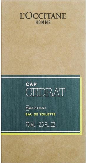 Actual product image L'Occitane Cap Cédrat (Eau de toilette, 75 ml)