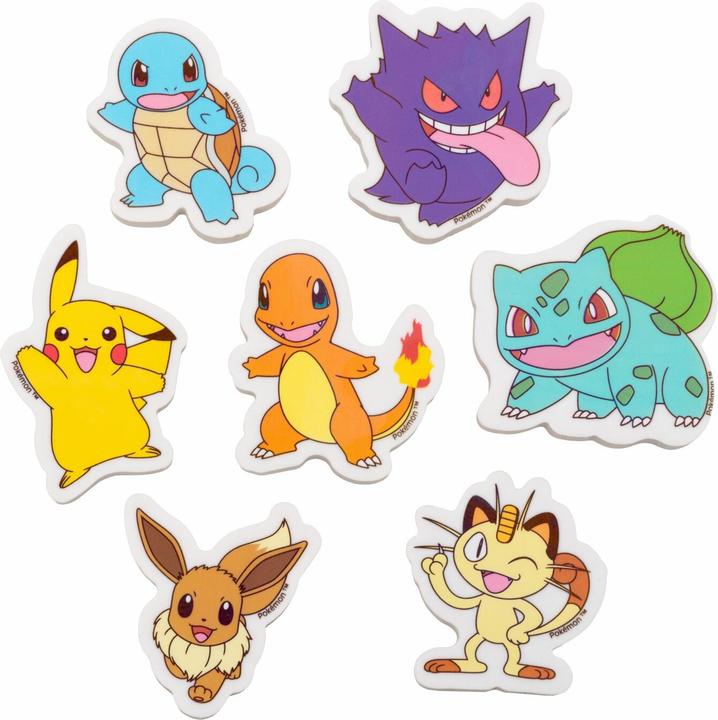 Pokémon Eraser 7-Piece Set