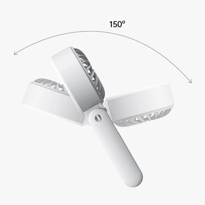 Immagine prodotto Jisulife Mini wentylator Handheld Fan Life7 3600mAh przenośny wiatraczek USB - szary