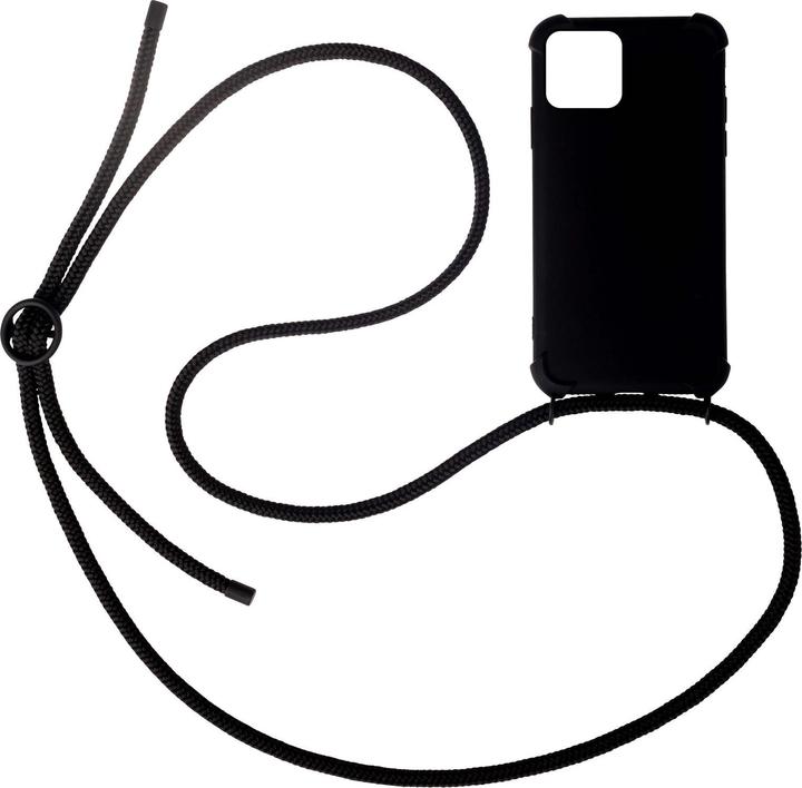 Produktbild Urbany's Necklace-Cover mit Kordel All Black matt (Apple iPhone 14 Plus)