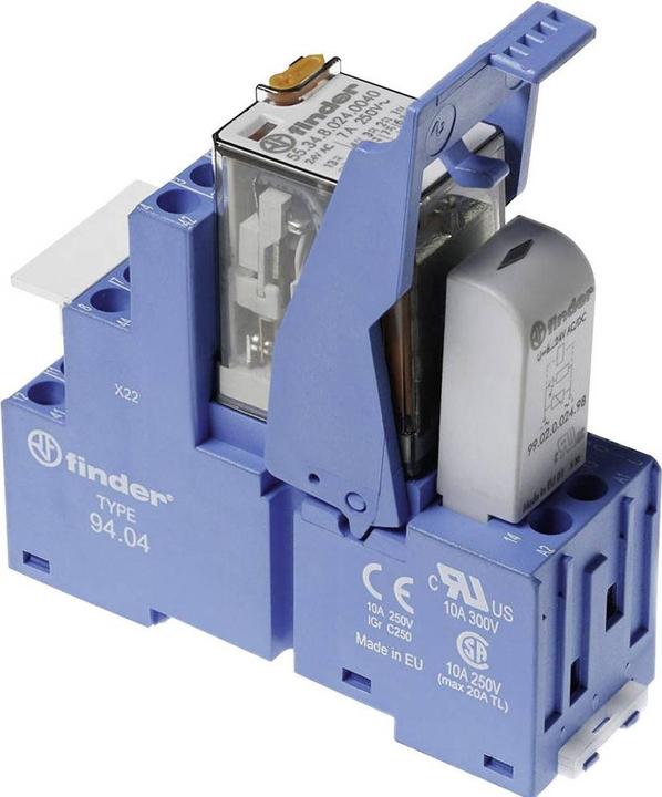 Finder 58.34.8.110.0060 Relay module Rated voltage: 110 V/DC Switching current (max.)