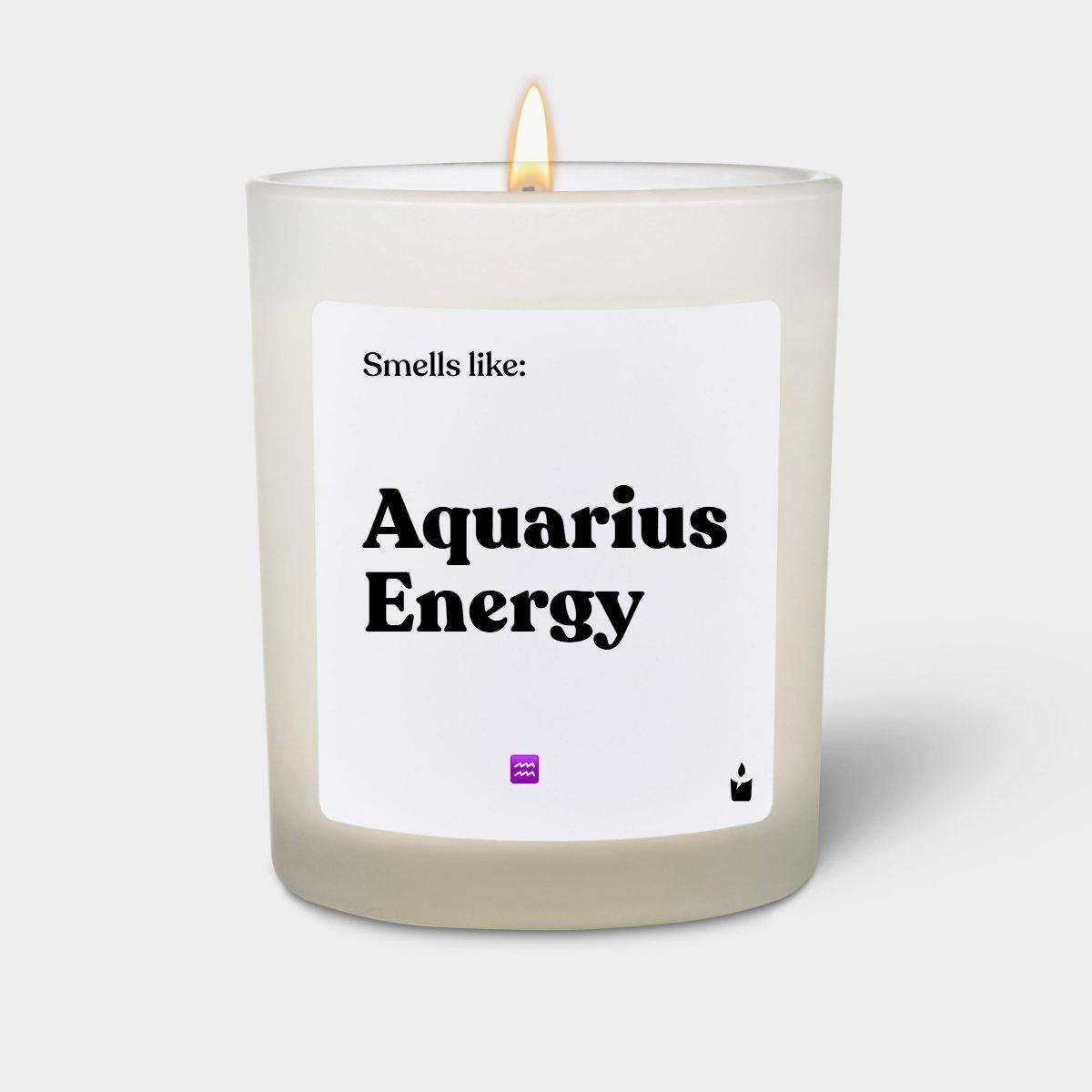 Chatty Candles, Candela profumata, Duftkerze Woody Smells like: Aquarius Energy