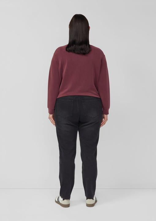 Produktbild s.Oliver Sweatshirt Scuba-Sweatshirt im Relaxed Fit mit Prägung (54)