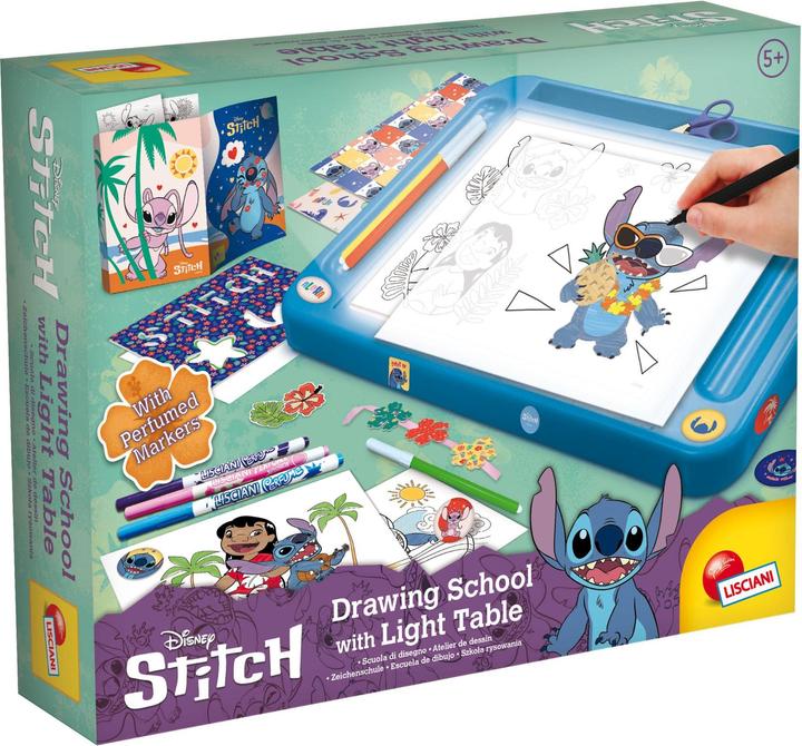 Actual product image Lisciani Drawing school with light table (English, French, German, Italian, Portuguese, Spanish)