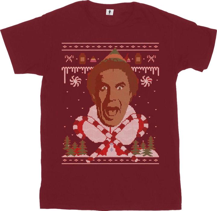 Elf Christmas Fair Isle TShirt (S)