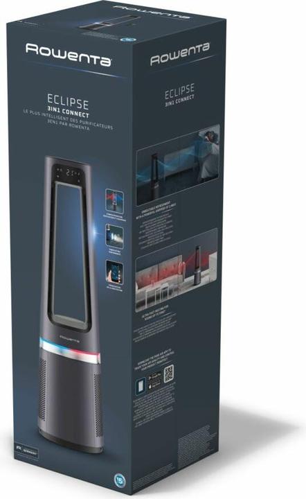Productafbeelding Rowenta QU5072 Eclipse Connect 3-in1 Luftreiniger schwarz 2000 W (50 m²)