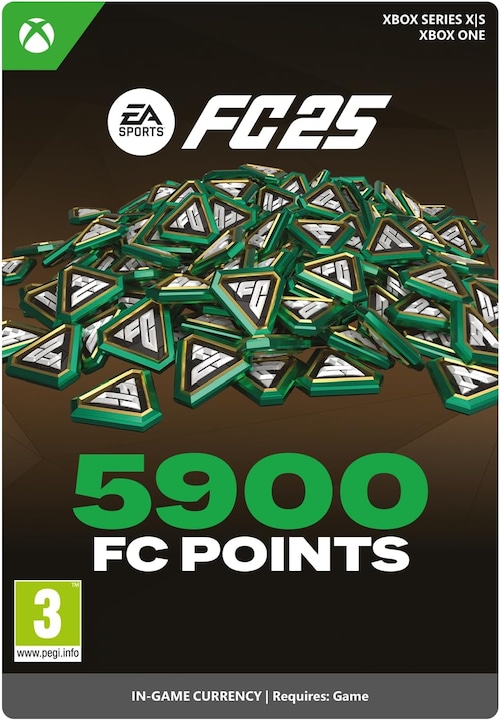 Actual product image Microsoft Xbox EA SPORTS FC 25 - FC POINTS 5900 Download Code