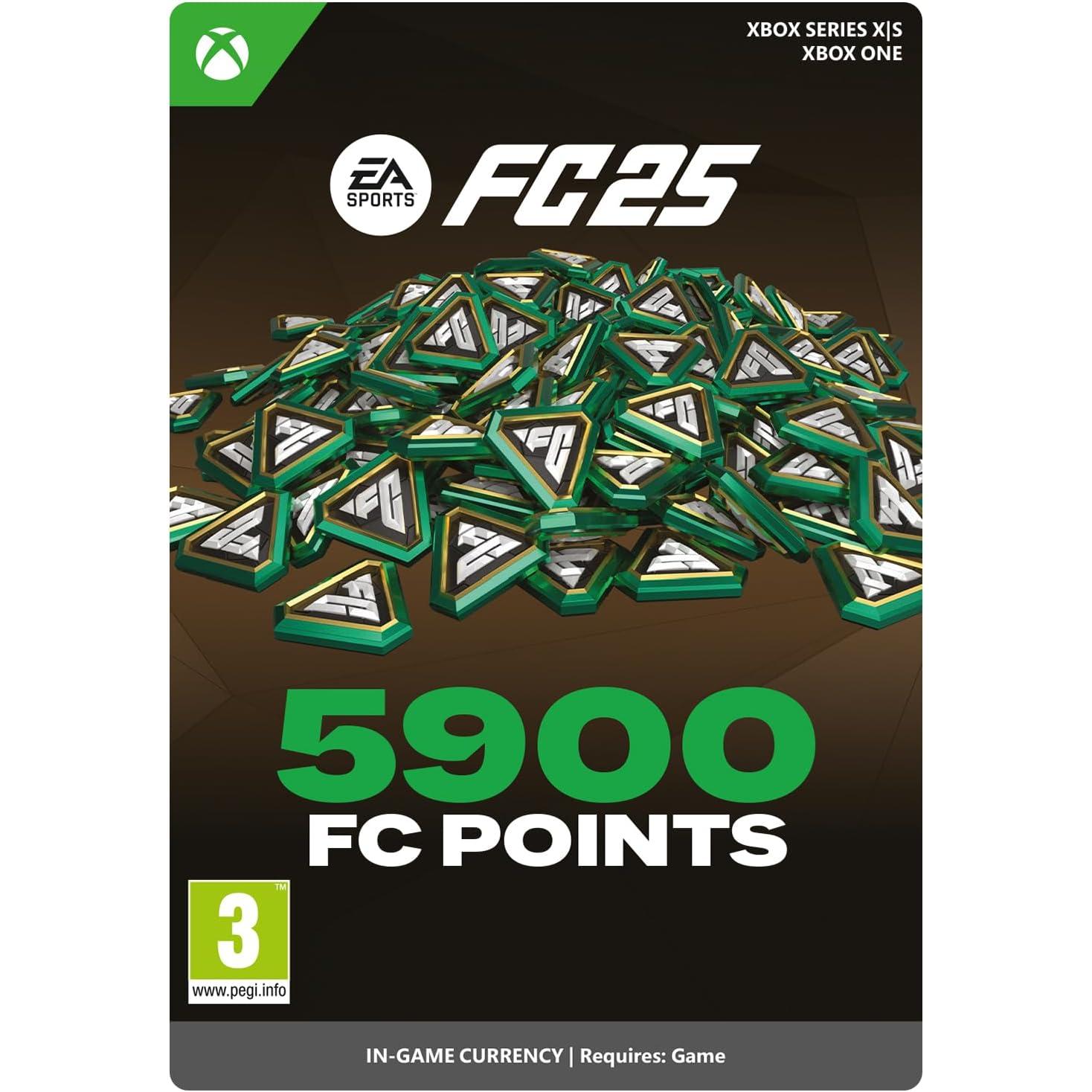 Microsoft Xbox EA SPORTS FC 25 - FC POINTS 5900 Downloade Code, Ingame Währung