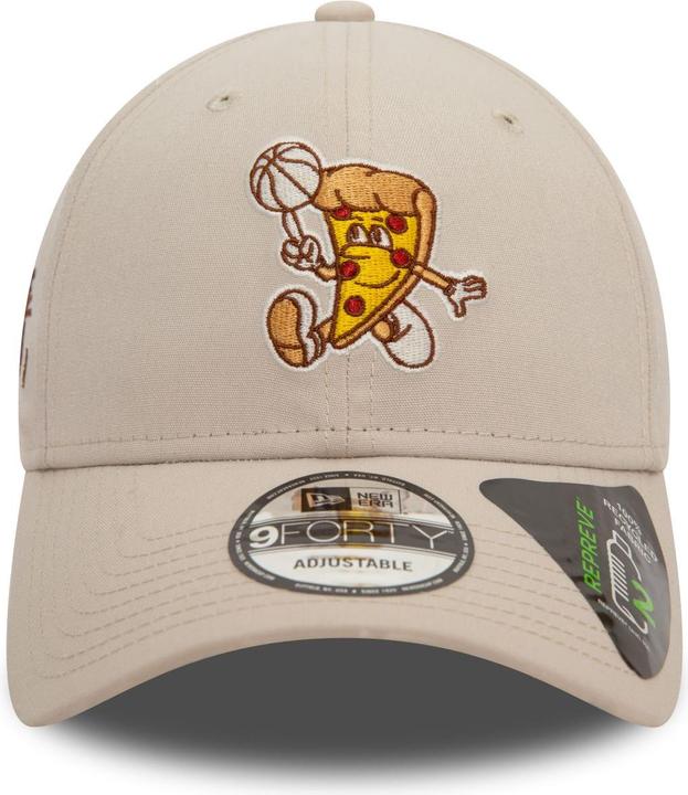 Produktbild New Era 9Forty Strapback Cap - ICON LOGO Pizza stone beige