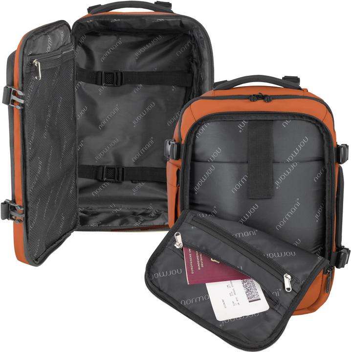 Produktbild Normani Erweiterbarer Handgepäck-Rucksack mit Flaschentasche - 9891 (30 l)
