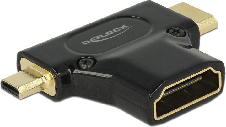Image du produit Delock Adaptateur HDMI haut débit avec Ethernet (HDMI, Mini HDMI, 4.18 cm)