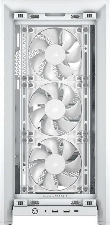 Produktbild Corsair Geh Midi FRAME 4000D RS Mid-Tower, White (ATX, mATX, Mini-ITX)