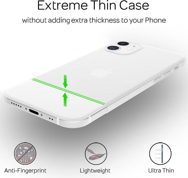 Actual product image Nalia Extra Thin Hardcase (Apple iPhone 12 mini)