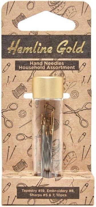 Actual product image Hemline Gold Hand sewing needle