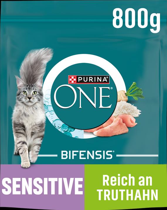 Actual product image Purina ONE Sensitive turkey and rice (Adult, Senior, 1 pcs., 800 g)