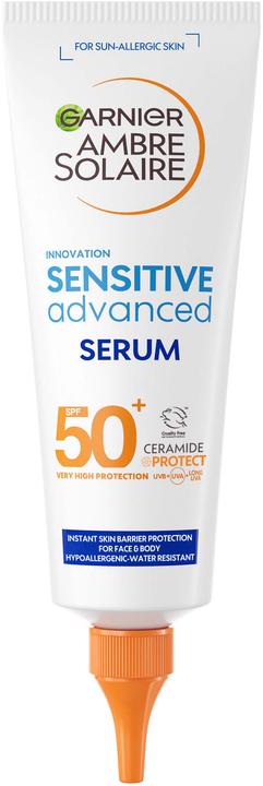Produktbild Garnier Ambre Solaire Sensitive Adult (Sonnencreme, SPF 50+, 125 ml, 161 g)