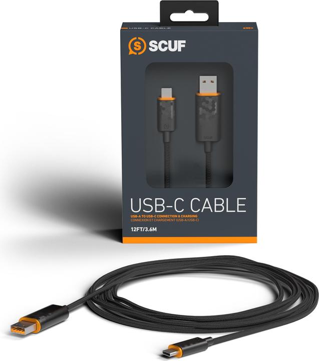 Scuf Cavo USB-C da 3,6 m (Xbox Series X, Xbox Serie S, Xbox One S, Xbox One X, PS5)