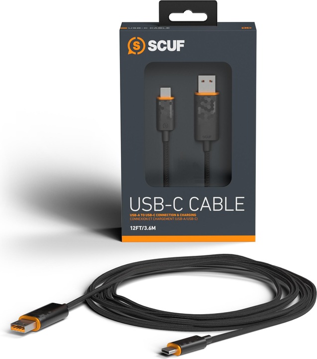 Scuf USB-C-Kabel 3.6m (Xbox Series X, Xbox Series S, Xbox One S, Xbox One X, PS5)