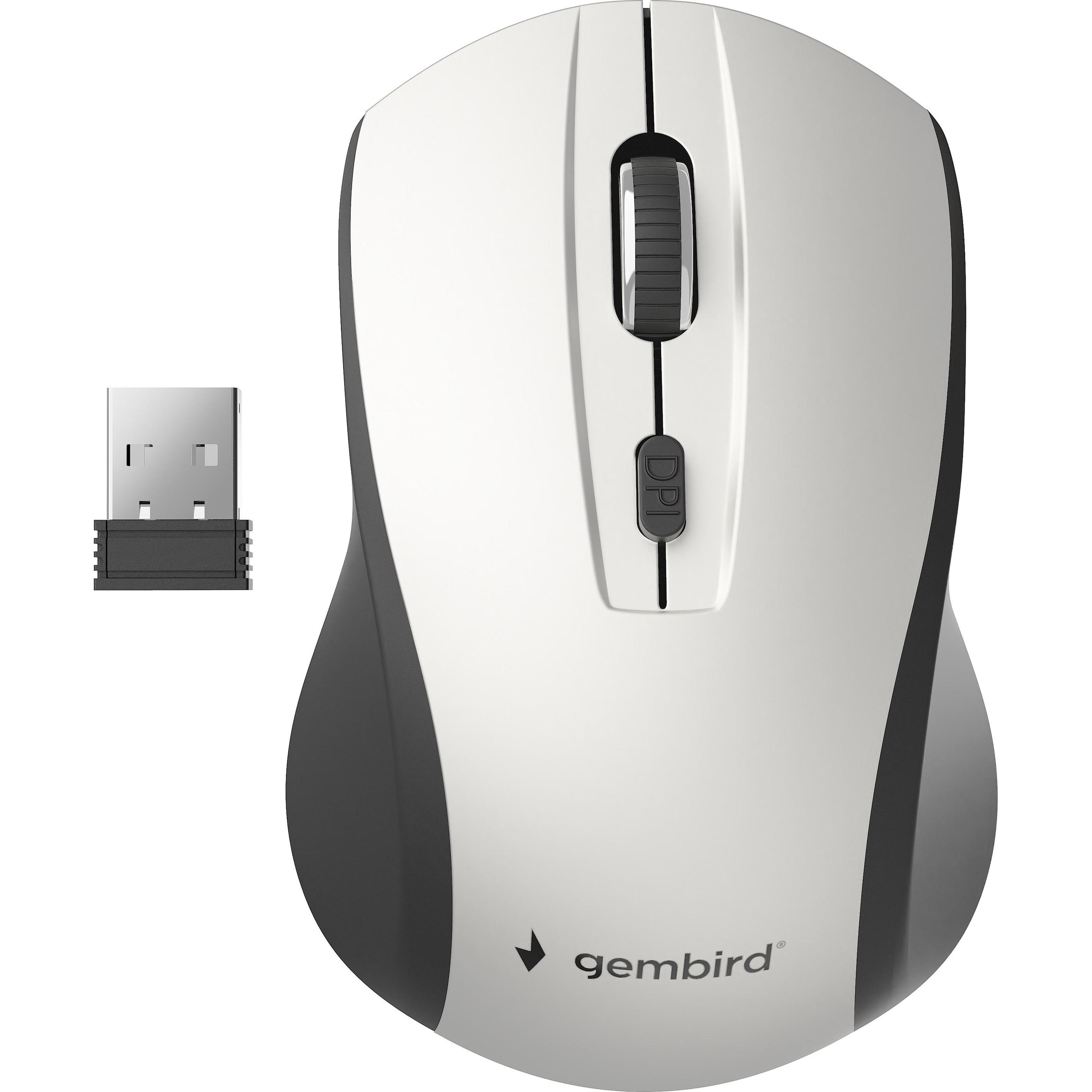 Thumbnail - Gembird NX 7015 (Kabellos), Maus, Schwarz, Silber