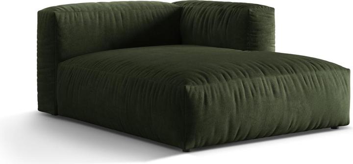 Image du produit Micadoni Chaise longue modulable droite, "Martina", 1 Place, 176x123x75 Fabriqué en Europe (Recamière)