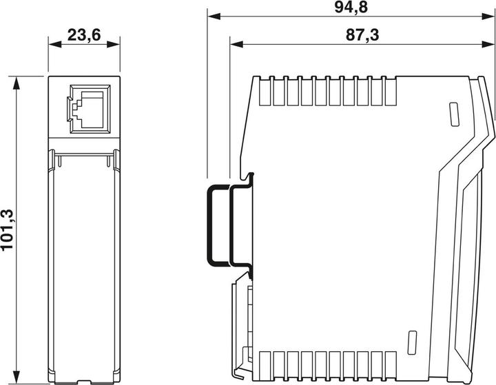 Image du produit Phoenix Contact Panneau de brassage Ethernet, prise RJ45, IDC