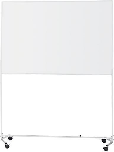Produktbild eurokraft basic Whiteboard mit Fahrgestell (67 x 196 cm)