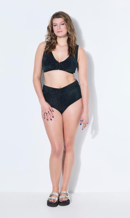 Image du produit Studio Untold Bas de bikini, drapé, effet pailleté (54)