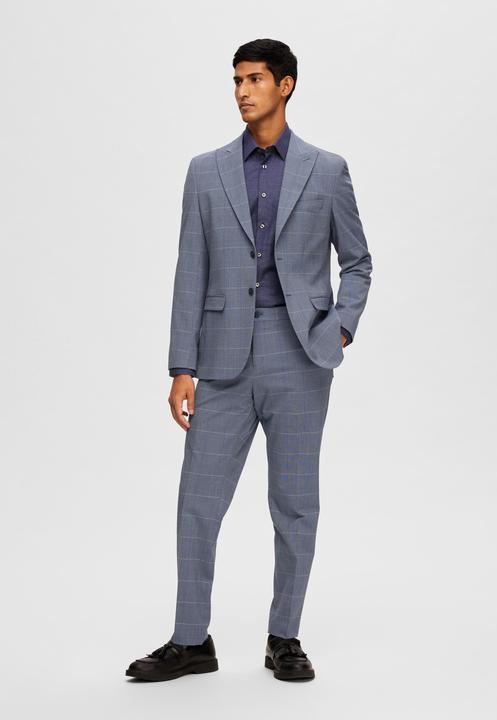 Actual product image Selected Slim Fit Check Blazer (50)