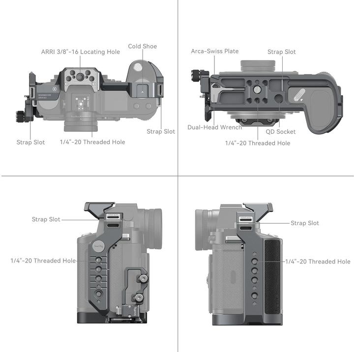 Produktbild SmallRig Cage für Leica SL3, Detailfarbe: Schwarz (Cage)
