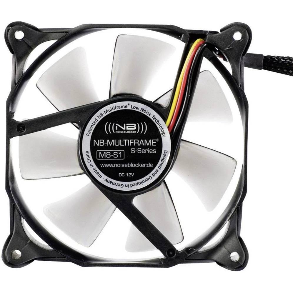 Thumbnail - Noiseblocker Multiframe S-Series M8-1 (80 mm, 1 x), PC Lüfter, Schwarz