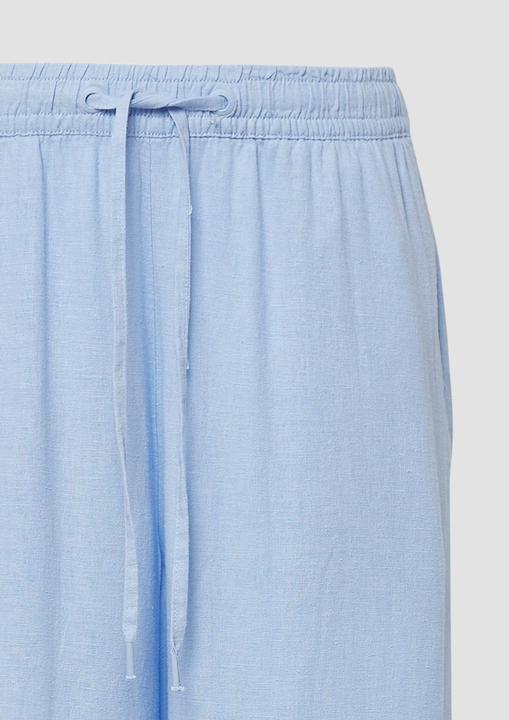 Actual product image S.Oliver Hose Leinenmixhose mit Gummizug und weitem Bein (W44/L32)