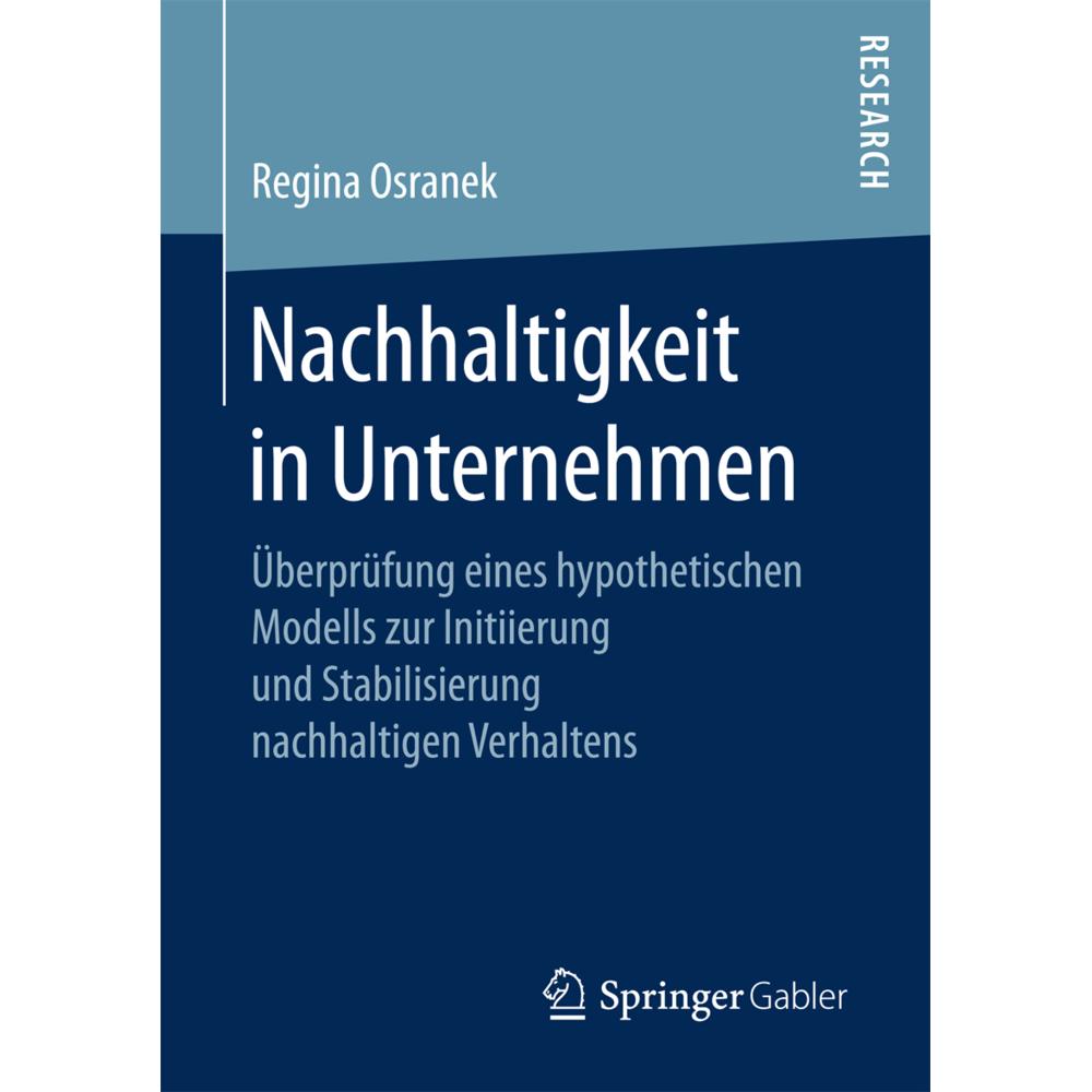 Thumbnail - Nachhaltigkeit in Unternehmen, Fachbücher von Regina Osranek